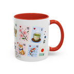 Kyoto Coffee Mug | Postage Stamp Collage Mug | Travel Souvenir Accent Cup 11oz 15oz