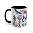 Grand Canyon National Park Coffee Mug | Hiking Camping Nature Gift | Accent Color Ceramic 11oz 15oz