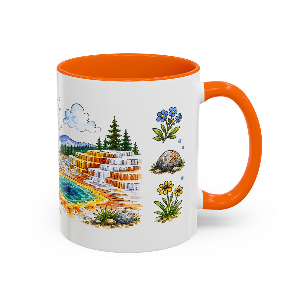 Yellowstone National Park Mug | US Travel Souvenir Accent Coffee Mug | 11oz 15oz Ceramic Cup