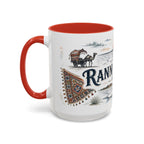 Rann of Kutch Mug, India Travel Souvenir, Bucket List Gift, Accent Ceramic Coffee Mug 11oz 15oz