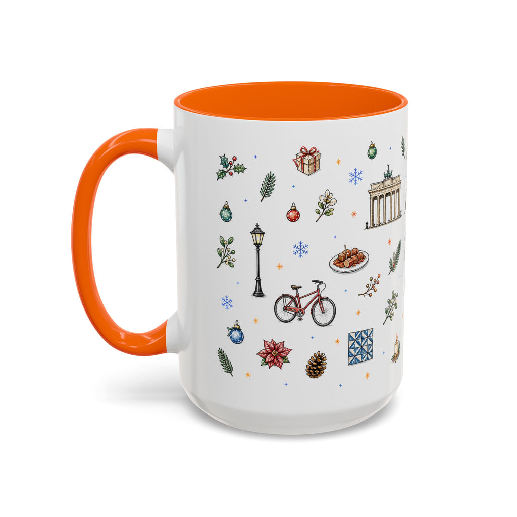 Berlin Christmas Mug | Watercolor City Souvenir, Travel Gift (11oz/15oz)