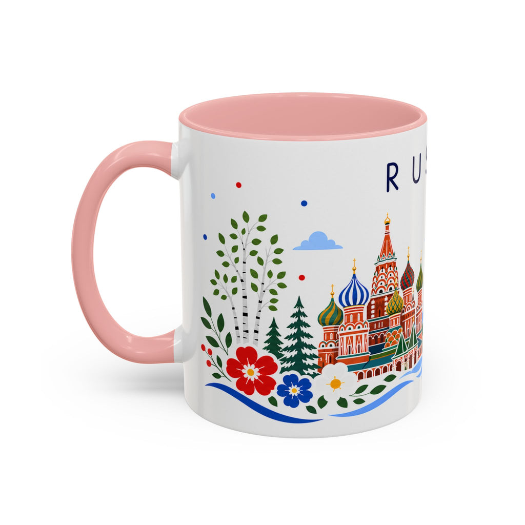 Russia Coffee Mug | Travel Souvenir Accent Mug | Place Gift Ceramic Cup 11oz 15oz