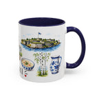 Helsinki Illustrated Travel Mug | City Souvenir Accent Coffee Mug | 11oz 15oz Ceramic Cup