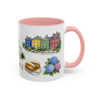 Providence Illustrated Travel Mug | City Souvenir Accent Coffee Mug | 11oz 15oz Ceramic Cup