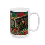 Mexico Soccer Spirit Coffee Mug | Soccer Fan Gift | Ceramic 11oz 15oz Match Day Cup