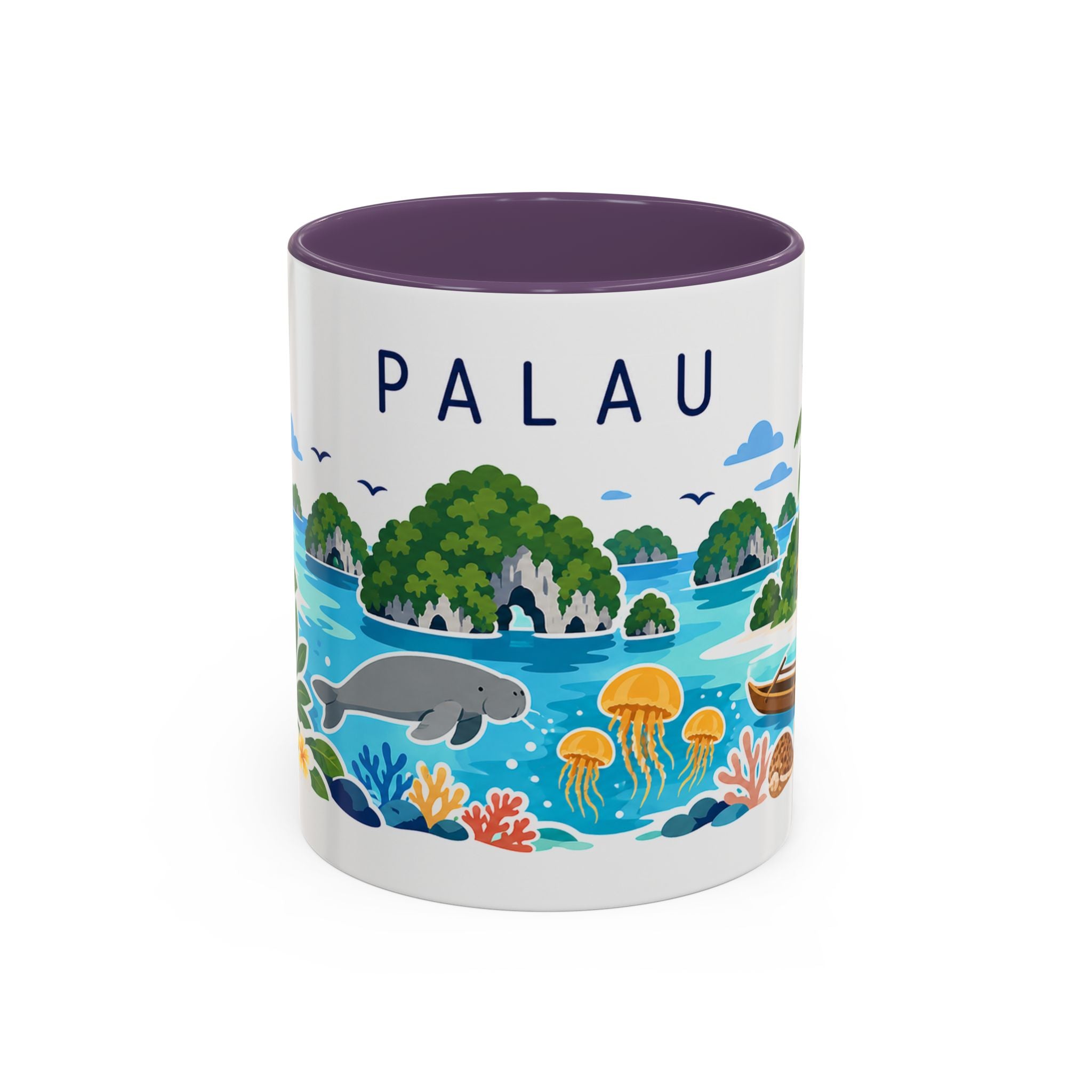 Palau Coffee Mug | Travel Souvenir Accent Mug | Country Gift Ceramic Cup 11oz 15oz