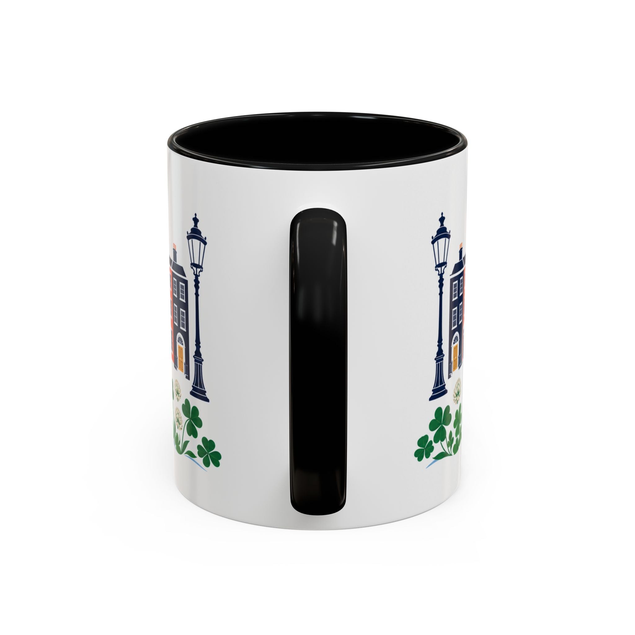 Dublin Coffee Mug | Ireland Travel Souvenir | Porcelain Decal City Gift | 11oz 15oz Accent Mug