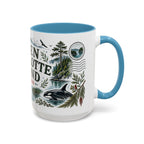 Queen Charlotte Sound Coffee Mug | Travel Destination Souvenir Gift | Accent Color Ceramic 11oz 15oz