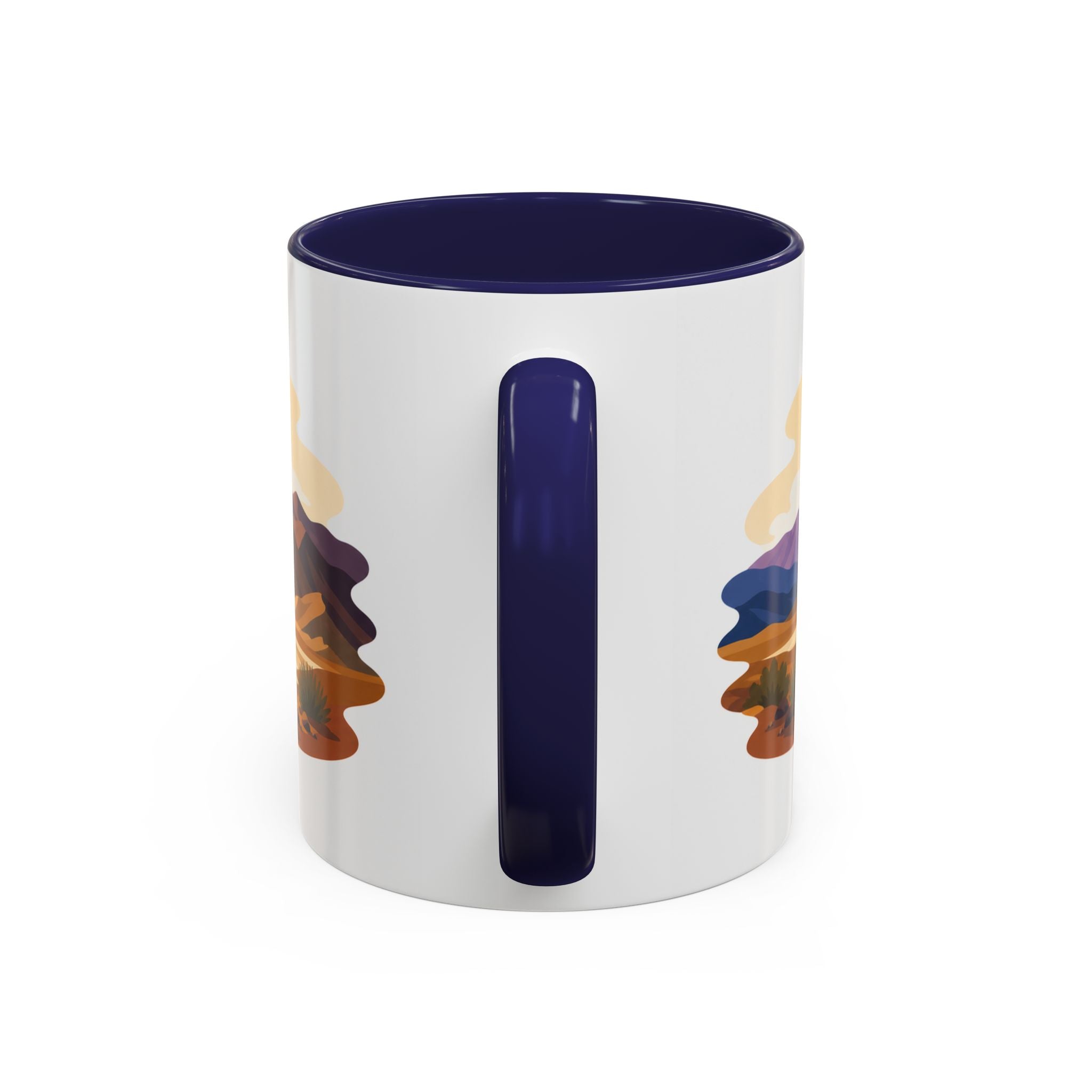 Death Valley National Park Coffee Mug | Solid Color Block Park Souvenir | 11oz 15oz Accent Mug