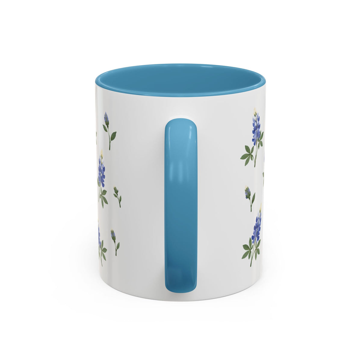 Texas Bluebonnet Mug, State Flower Floral Coffee Cup, 11oz Botanical Gift