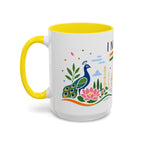India Coffee Mug | Travel Souvenir Accent Mug | Country Gift Ceramic Cup 11oz 15oz