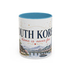 South Korea Home Country Mug | Moving Away Gift | Long Distance Friendship | 11 oz 15 oz Accent Mug