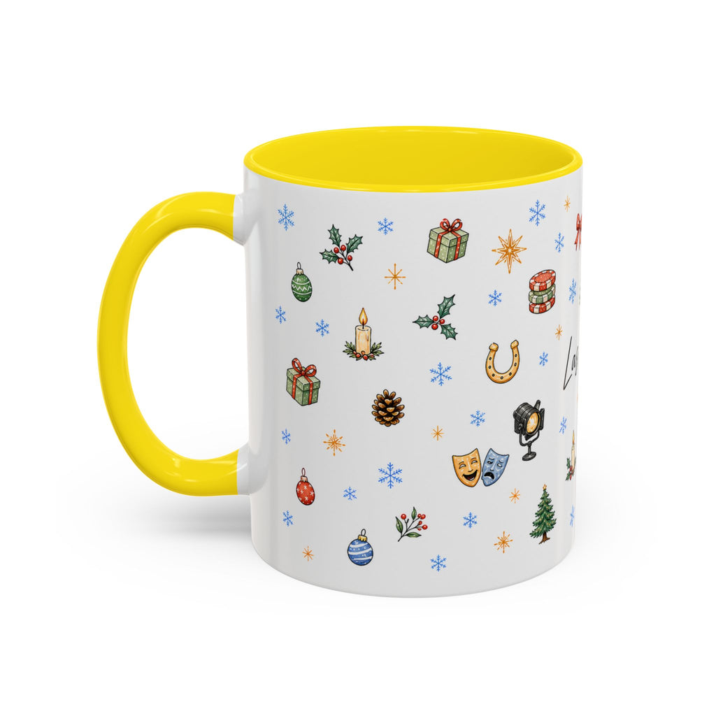 Las Vegas Christmas Mug | Watercolor City Souvenir, Travel Memories (11oz, 15oz)