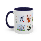 Vienna Coffee Mug | Postage Stamp Collage Mug | Travel Souvenir Accent Cup 11oz 15oz