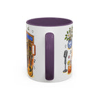 Nashville Illustrated Travel Mug | City Souvenir Accent Coffee Mug | 11oz 15oz Ceramic Cup