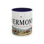 Vermont Home State Mug | Moving Away Gift | Long Distance Friendship Coffee Cup | 11oz 15oz Accent Mug