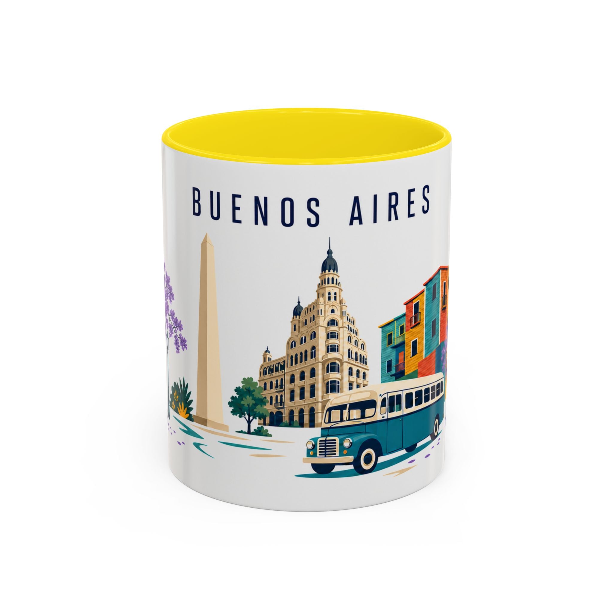 Buenos Aires Coffee Mug | Argentina Travel Souvenir | Porcelain Decal City Gift | 11oz 15oz Accent Mug