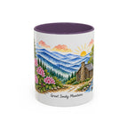 Great Smoky Mountains National Park Mug | US Travel Souvenir Accent Coffee Mug | 11oz 15oz Ceramic Cup