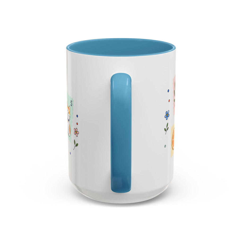 Athens Coffee Mug | Postage Stamp Collage Mug | Travel Souvenir Accent Cup 11oz 15oz
