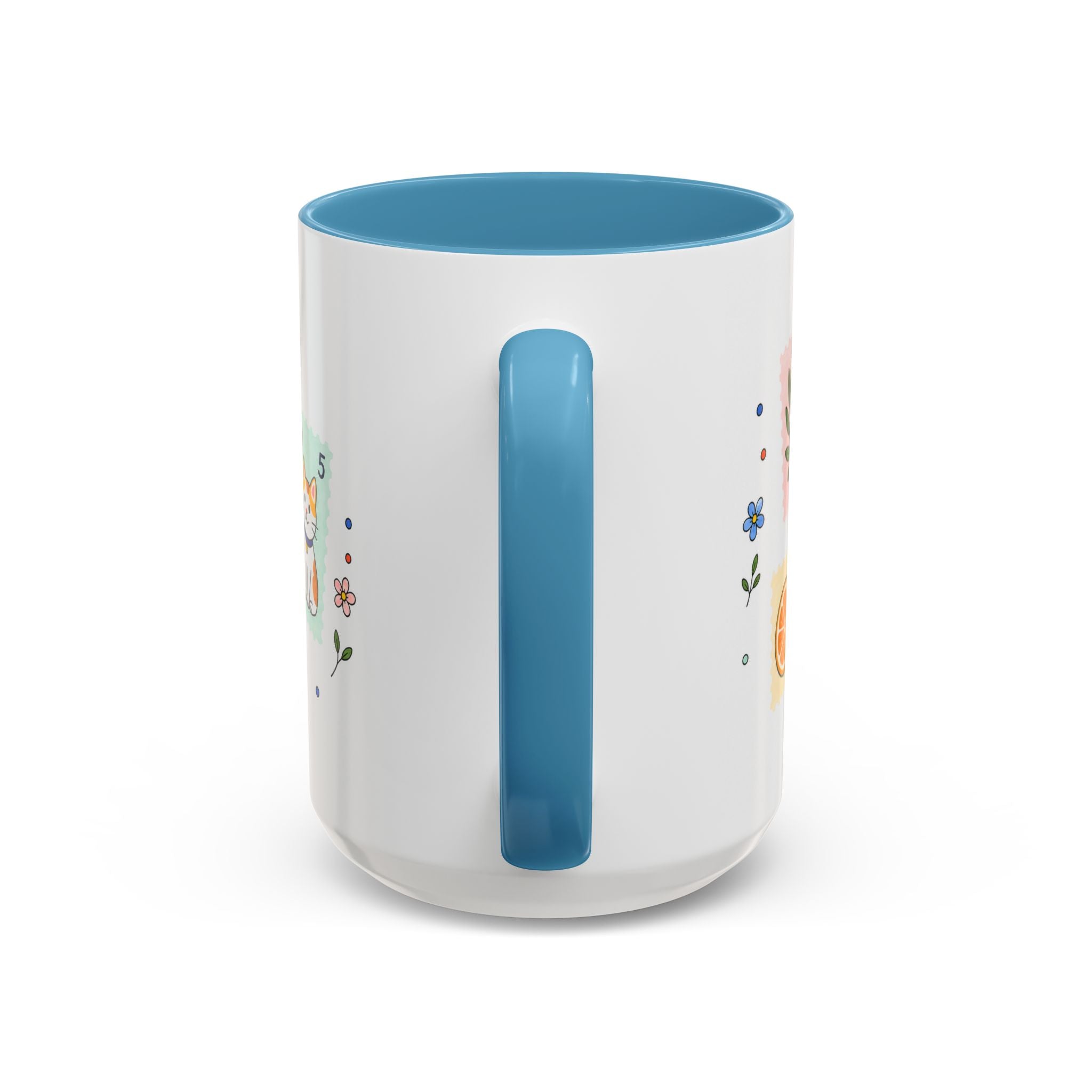 Athens Coffee Mug | Postage Stamp Collage Mug | Travel Souvenir Accent Cup 11oz 15oz