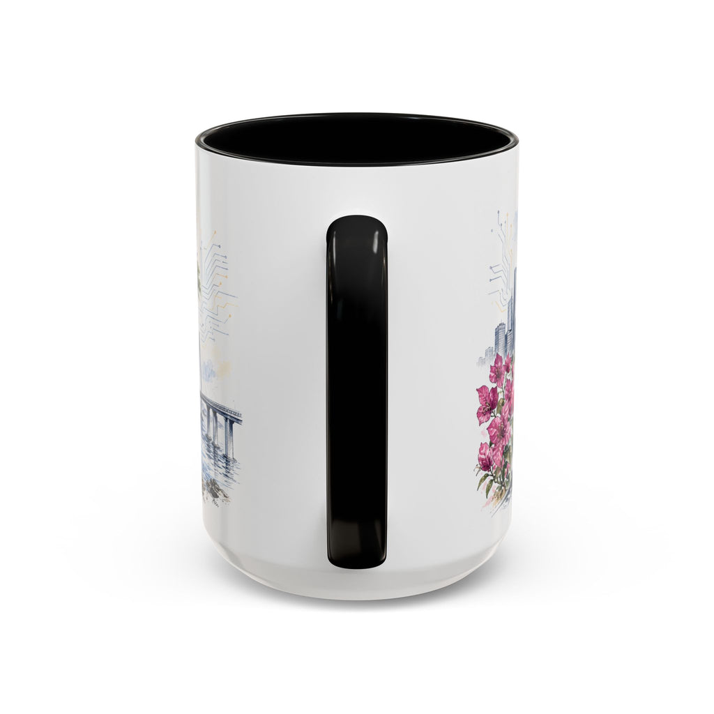 Shenzhen Coffee Mug | China Travel Souvenir | Vintage Illustrated City Gift | 11 oz 15 oz Accent Mug