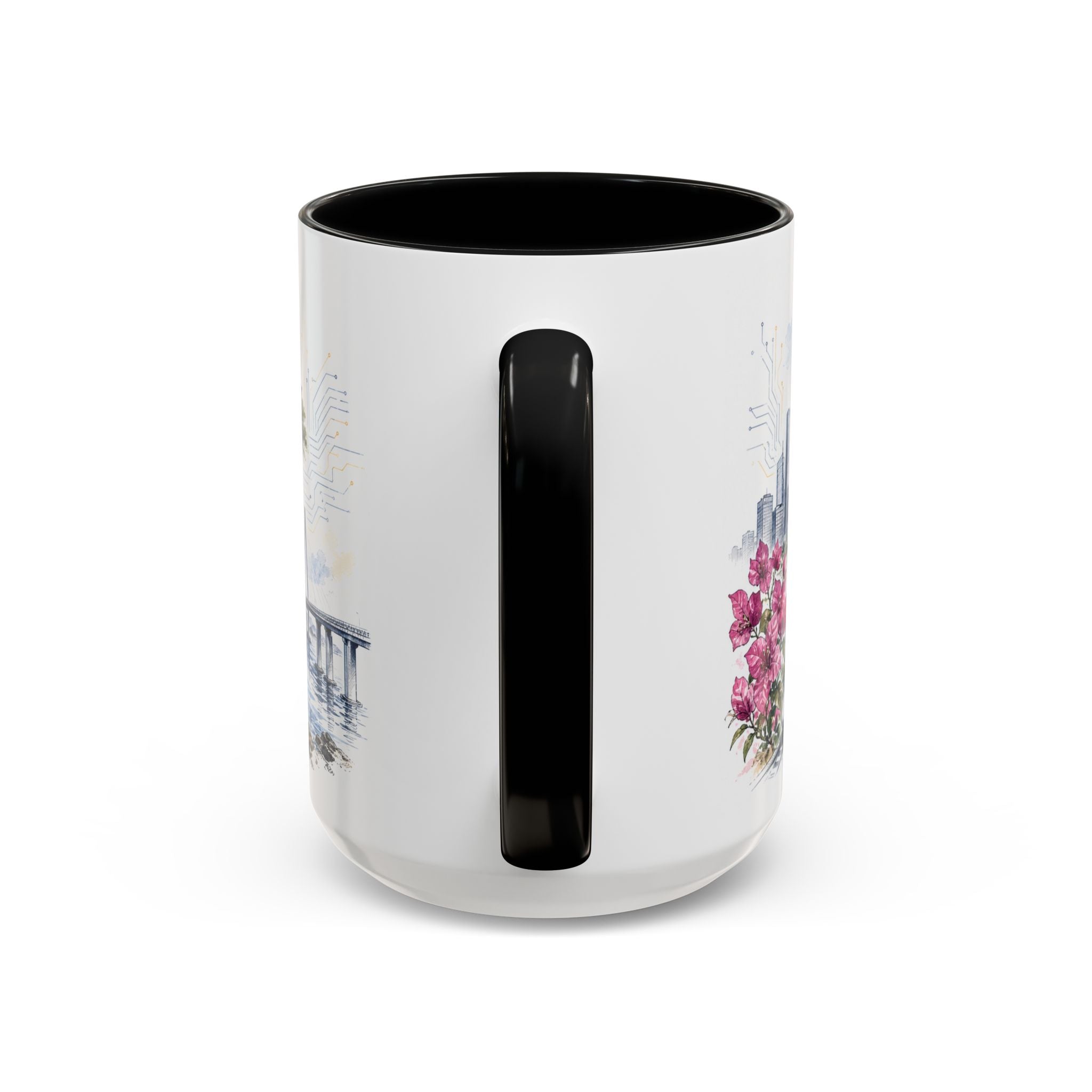 Shenzhen Coffee Mug | China Travel Souvenir | Vintage Illustrated City Gift | 11 oz 15 oz Accent Mug