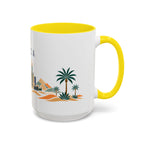 Mecca Coffee Mug | Saudi Arabia Travel Souvenir | Porcelain Decal City Gift | 11oz 15oz Accent Mug