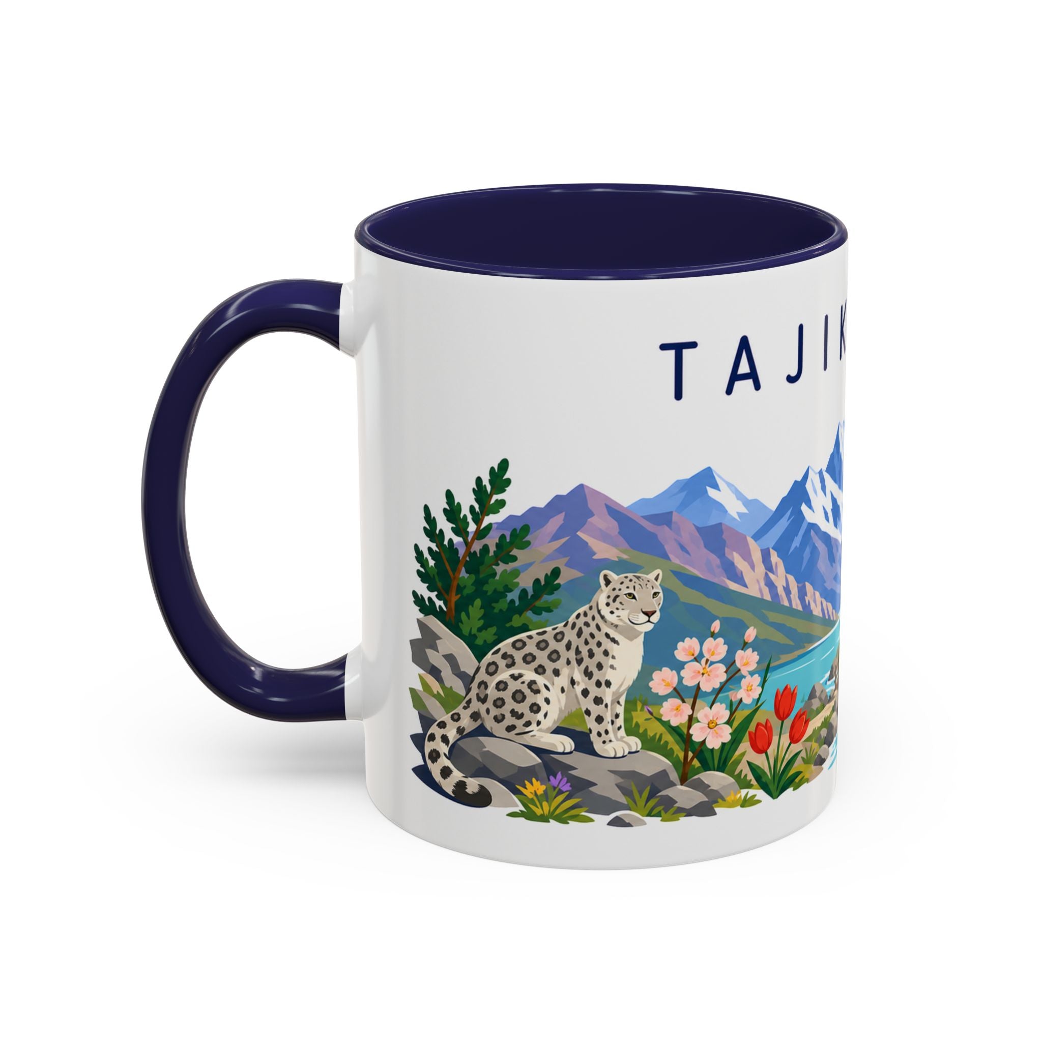 Tajikistan Coffee Mug | Travel Souvenir Accent Mug | Country Gift Ceramic Cup 11oz 15oz
