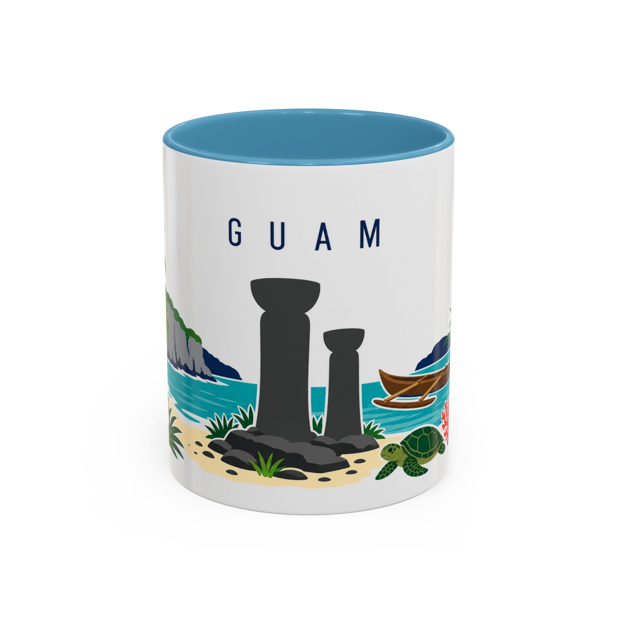 Guam Coffee Mug | Travel Souvenir Accent Mug | Country Gift Ceramic Cup 11oz 15oz