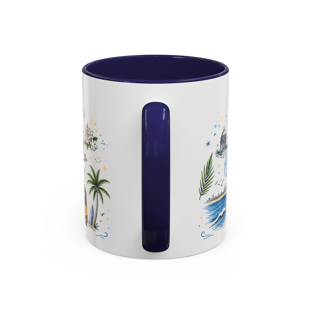 Chennai Coffee Mug | India Souvenir Travel Gift | Accent Color Ceramic 11oz 15oz