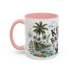 Kerala Backwaters Coffee Mug | Travel Destination Souvenir Gift | Accent Color Ceramic 11oz 15oz