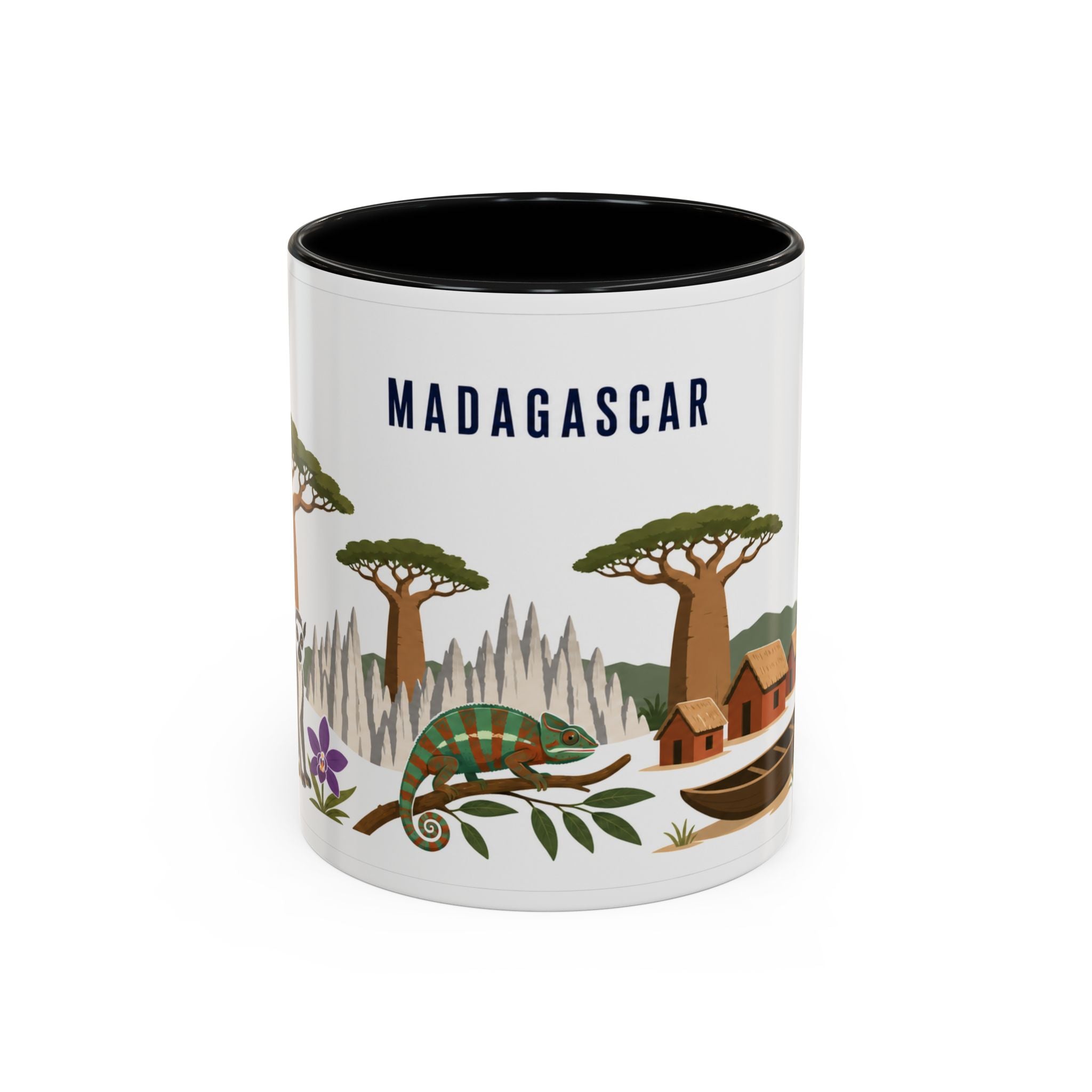 Madagascar Home Country Mug | Moving Away Gift | Long Distance Friendship | 11 oz 15 oz Accent Mug