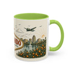 Orlando Coffee Mug | United States Travel Souvenir | Vintage Illustrated City Gift | 11 oz 15 oz Accent Mug