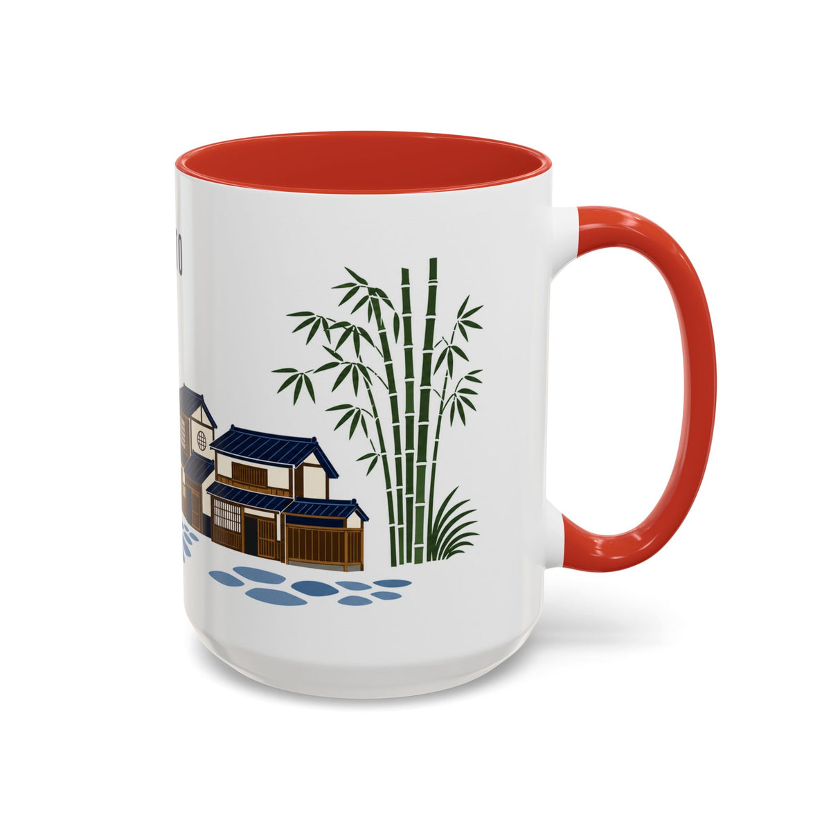 Kyoto Coffee Mug | Japan Travel Souvenir | Porcelain Decal City Gift | 11oz 15oz Accent Mug