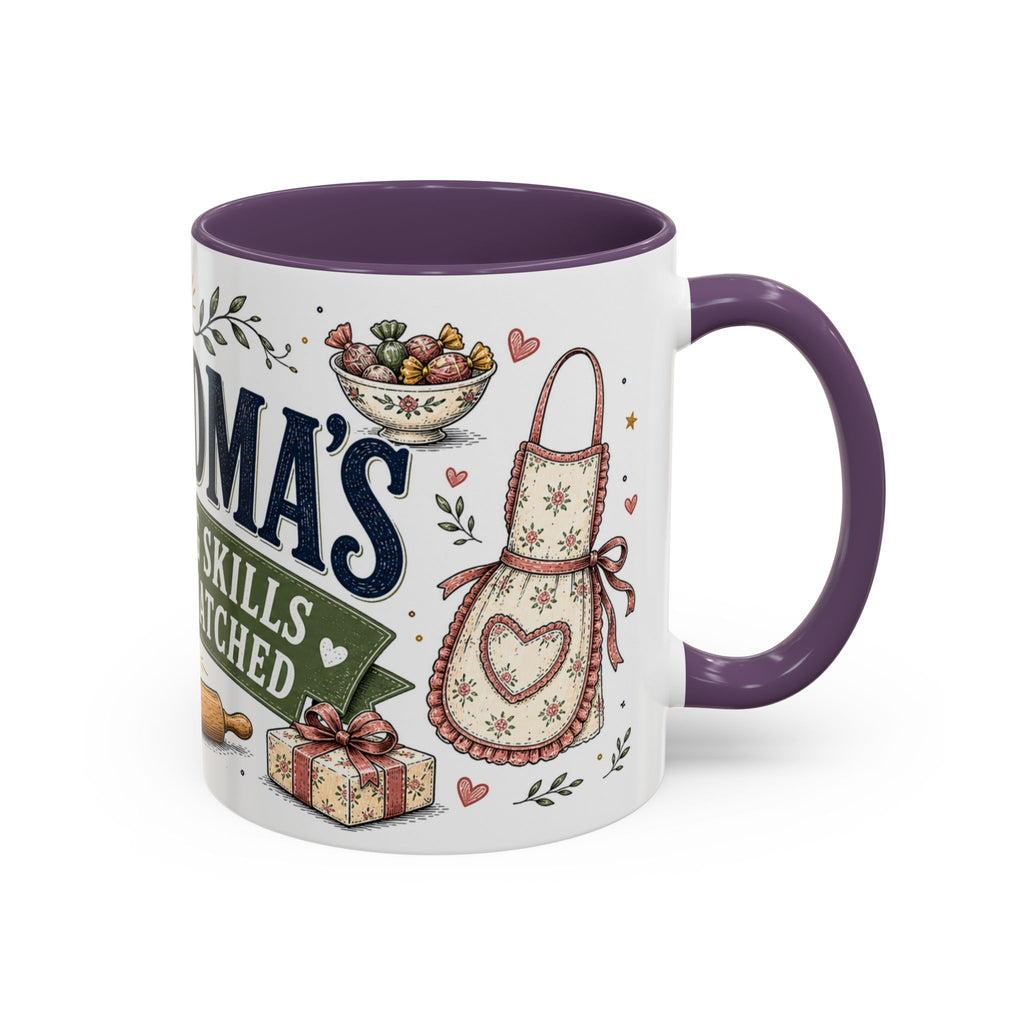 Grandma's Spoiling Skills Are Unmatched Coffee Mug | Funny Gift From Grandkids | Accent Ceramic 11oz 15oz