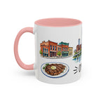 Omaha Illustrated Travel Mug | City Souvenir Accent Coffee Mug | 11oz 15oz Ceramic Cup