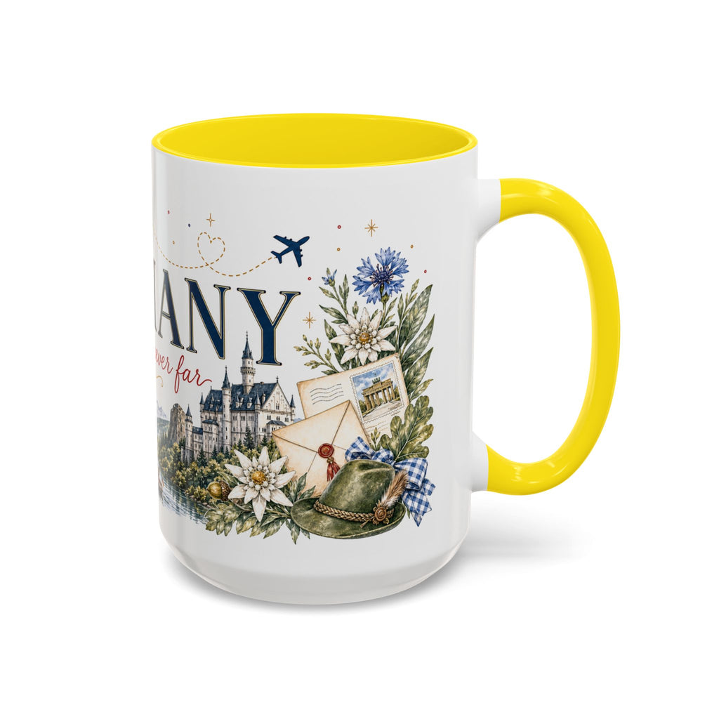 Germany Home Country Mug | Moving Away Gift | Long Distance Friendship | 11 oz 15 oz Accent Mug