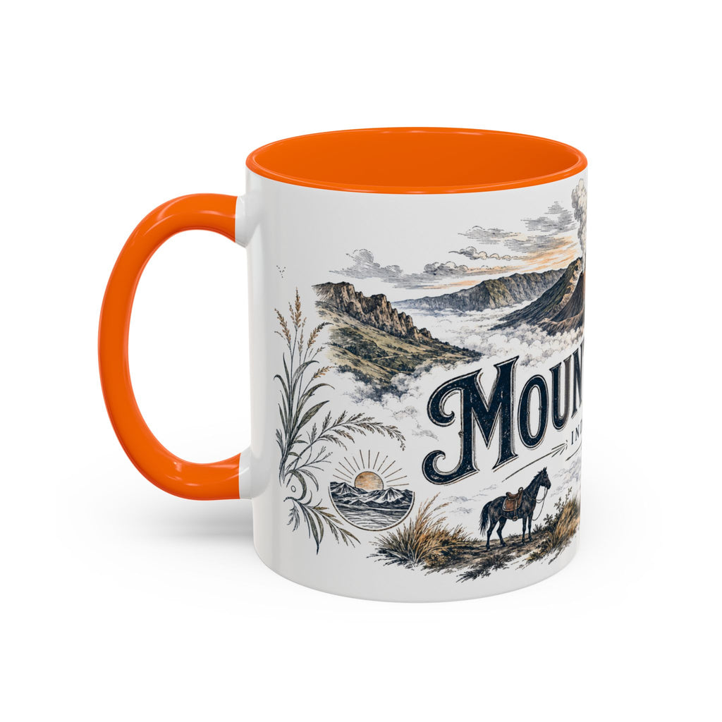 Mount Bromo Mug, Indonesia Travel Souvenir, Bucket List Gift, Accent Ceramic Coffee Mug 11oz 15oz
