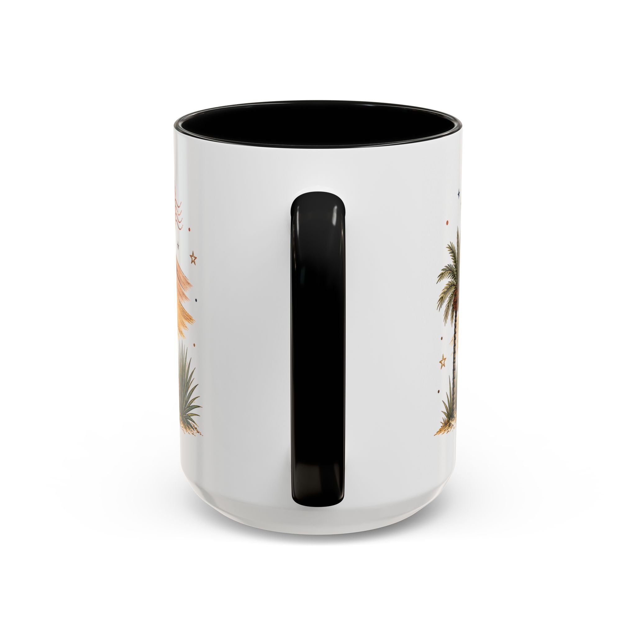 Sahara Dunes Coffee Mug | Travel Destination Souvenir Gift | Accent Color Ceramic 11oz 15oz