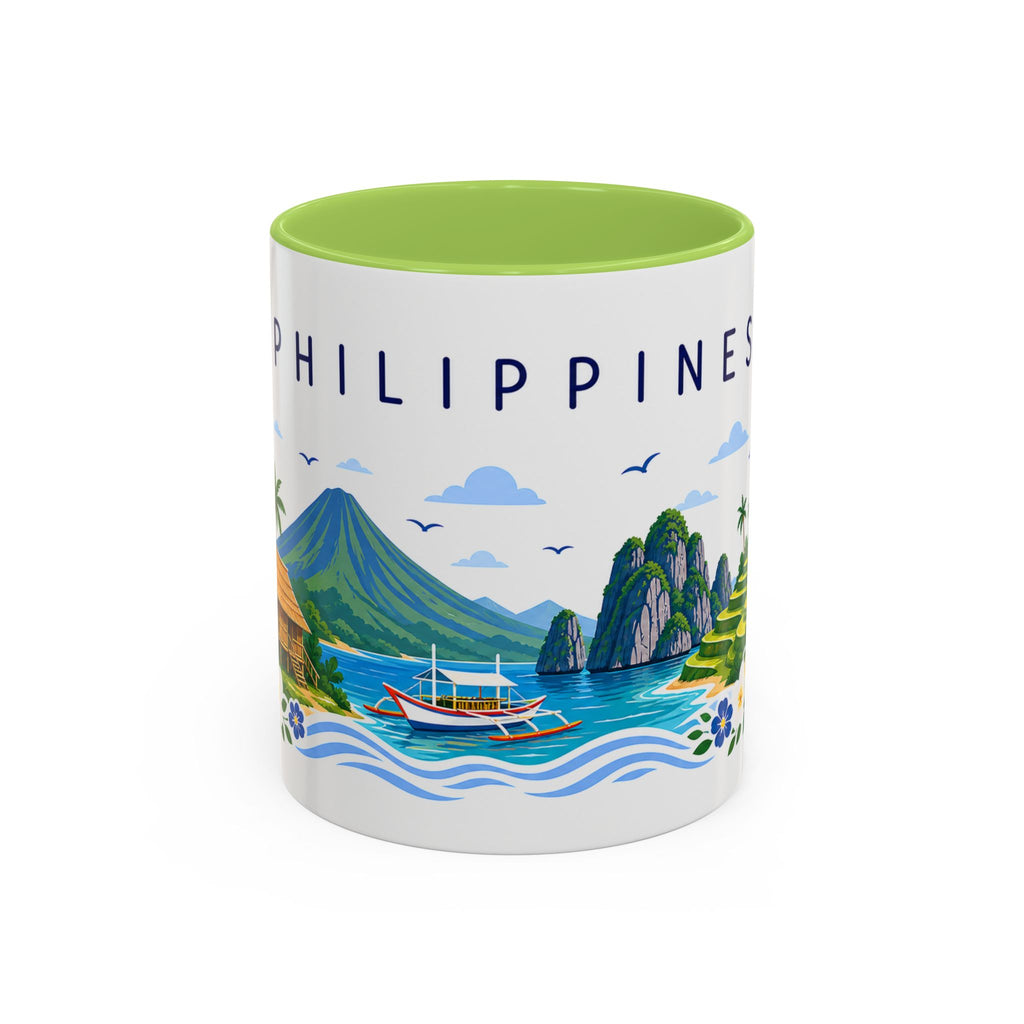 Philippines Coffee Mug | Travel Souvenir Accent Mug | Place Gift Ceramic Cup 11oz 15oz