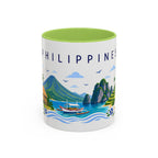 Philippines Coffee Mug | Travel Souvenir Accent Mug | Place Gift Ceramic Cup 11oz 15oz