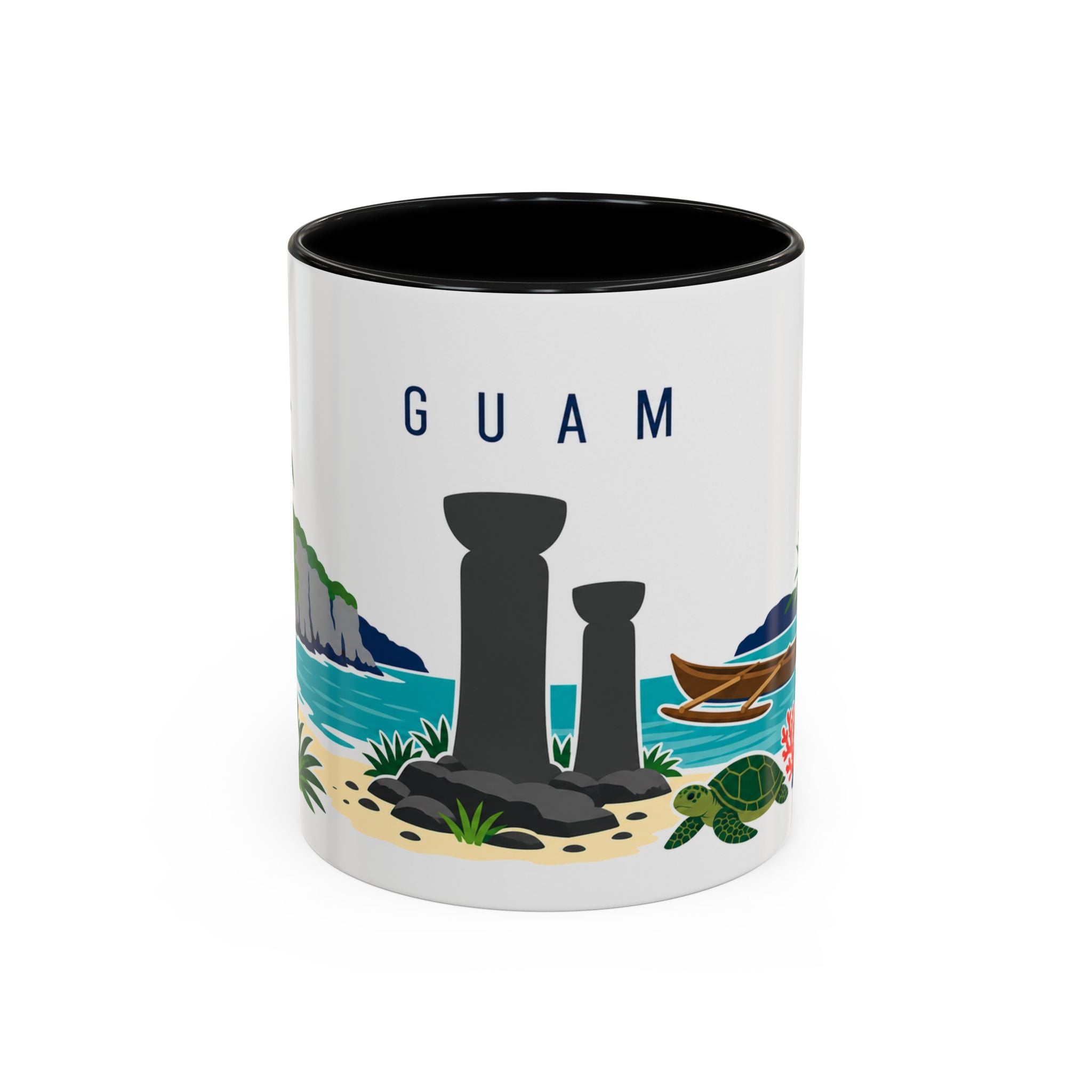 Guam Coffee Mug | Travel Souvenir Accent Mug | Country Gift Ceramic Cup 11oz 15oz