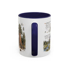 Kings Canyon National Park Coffee Mug | California Sierra Nevada Sequoia Gift | Accent Color Ceramic 11oz 15oz
