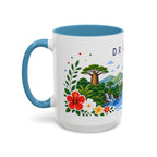 DR Congo Coffee Mug | Travel Souvenir Accent Mug | Place Gift Ceramic Cup 11oz 15oz