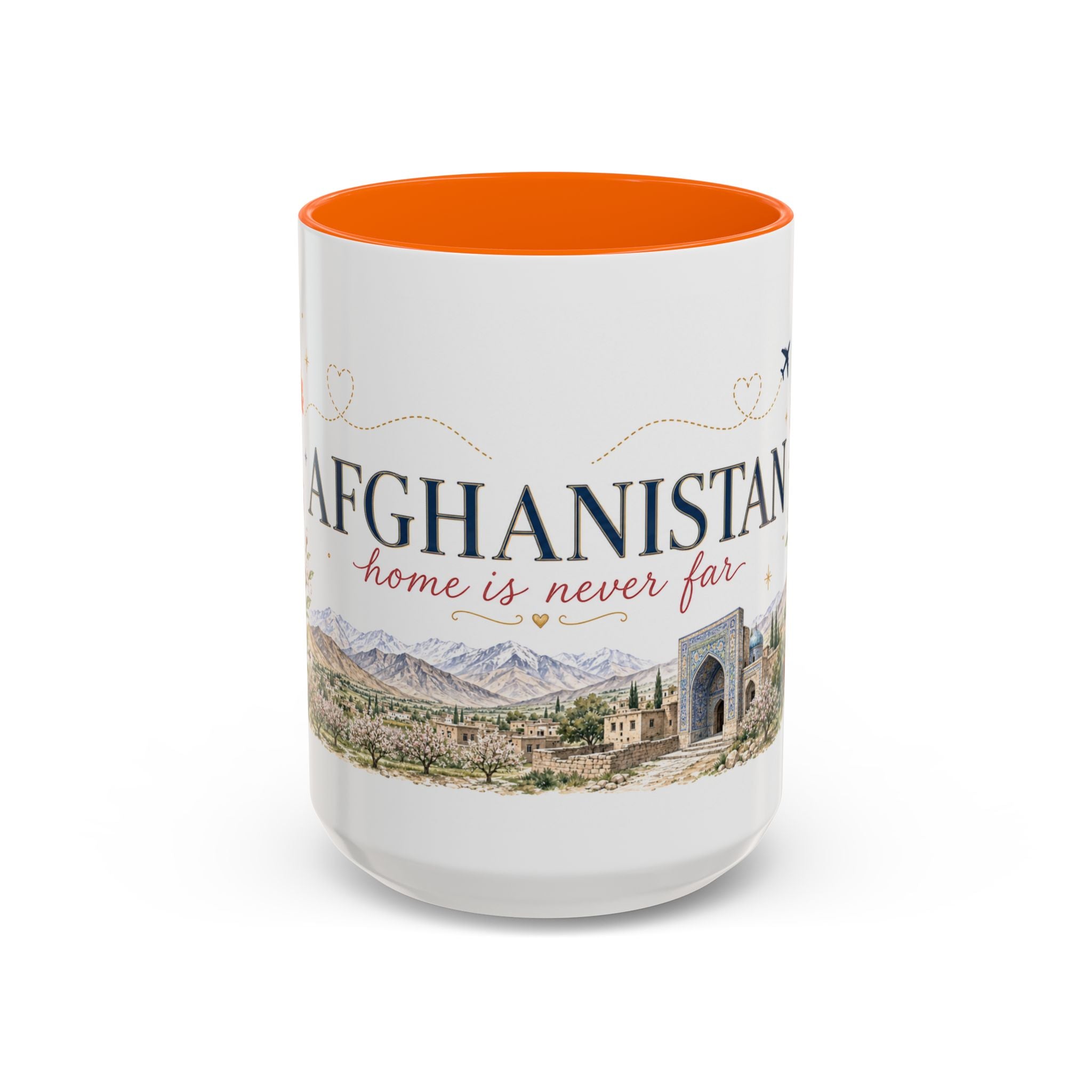 Afghanistan Home Country Mug | Moving Away Gift | Long Distance Friendship | 11 oz 15 oz Accent Mug