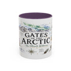 Gates of the Arctic National Park Coffee Mug | Alaska Arctic Wilderness Gift | Accent Color Ceramic 11oz 15oz