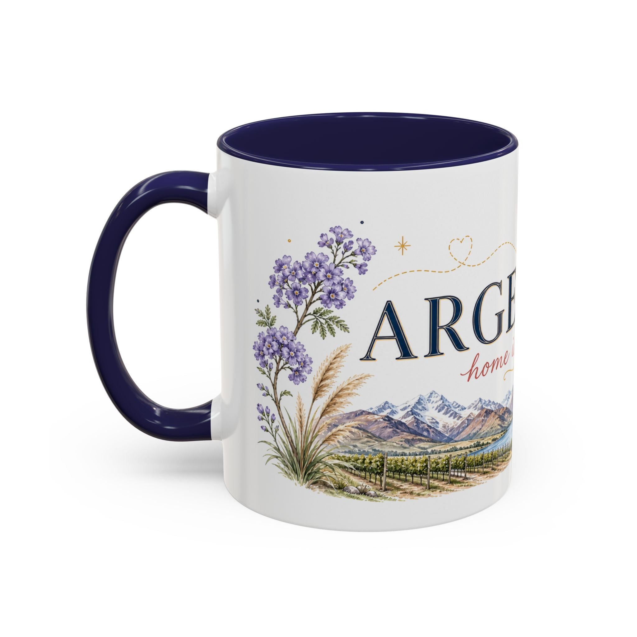 Argentina Home Country Mug | Moving Away Gift | Long Distance Friendship | 11 oz 15 oz Accent Mug