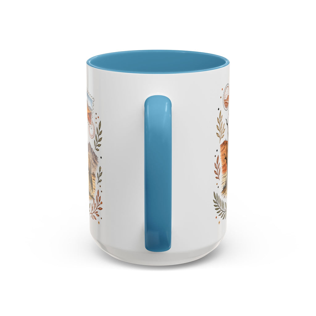 Namib Desert Coffee Mug | Travel Destination Souvenir Gift | Accent Color Ceramic 11oz 15oz