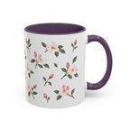 Arkansas Apple Blossom Mug, State Flower Floral Coffee Cup, 11oz Botanical Gift