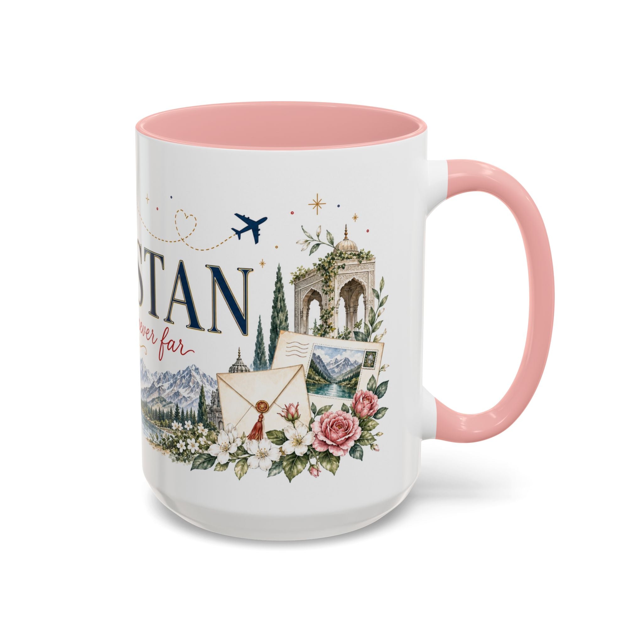 Pakistan Home Country Mug | Moving Away Gift | Long Distance Friendship | 11 oz 15 oz Accent Mug